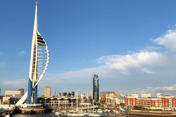 Portsmouth harbour and the Spinnaker Tower